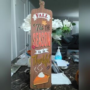 Fall Themed Decorative Sign